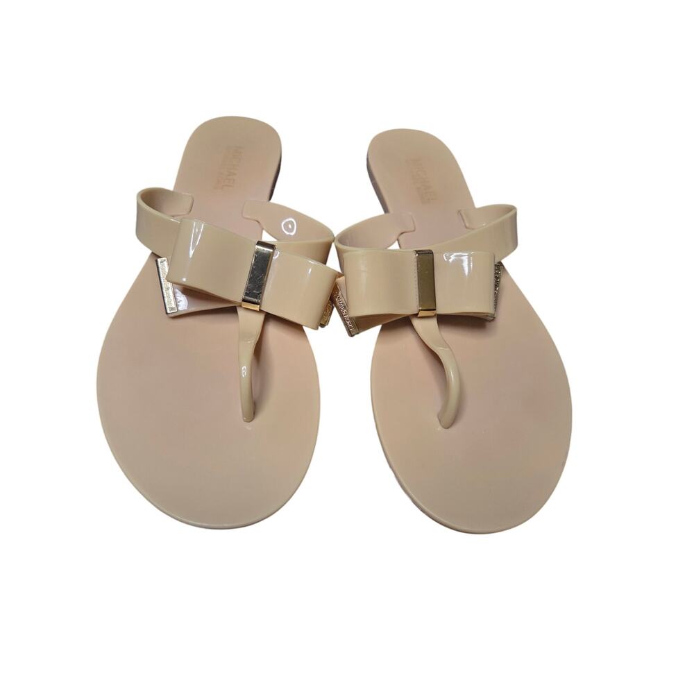 Michael Kors Kayden Bow Thong Sandals Women's Size 9
